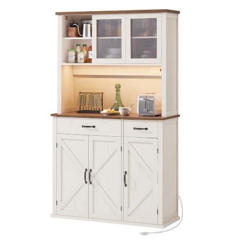 Vasagle Liry Pantry Cabinet with Lights and Charging Station: $199.98 Vasagle Liry Pantry Cabinet with Lights and Charging Station: $199.98