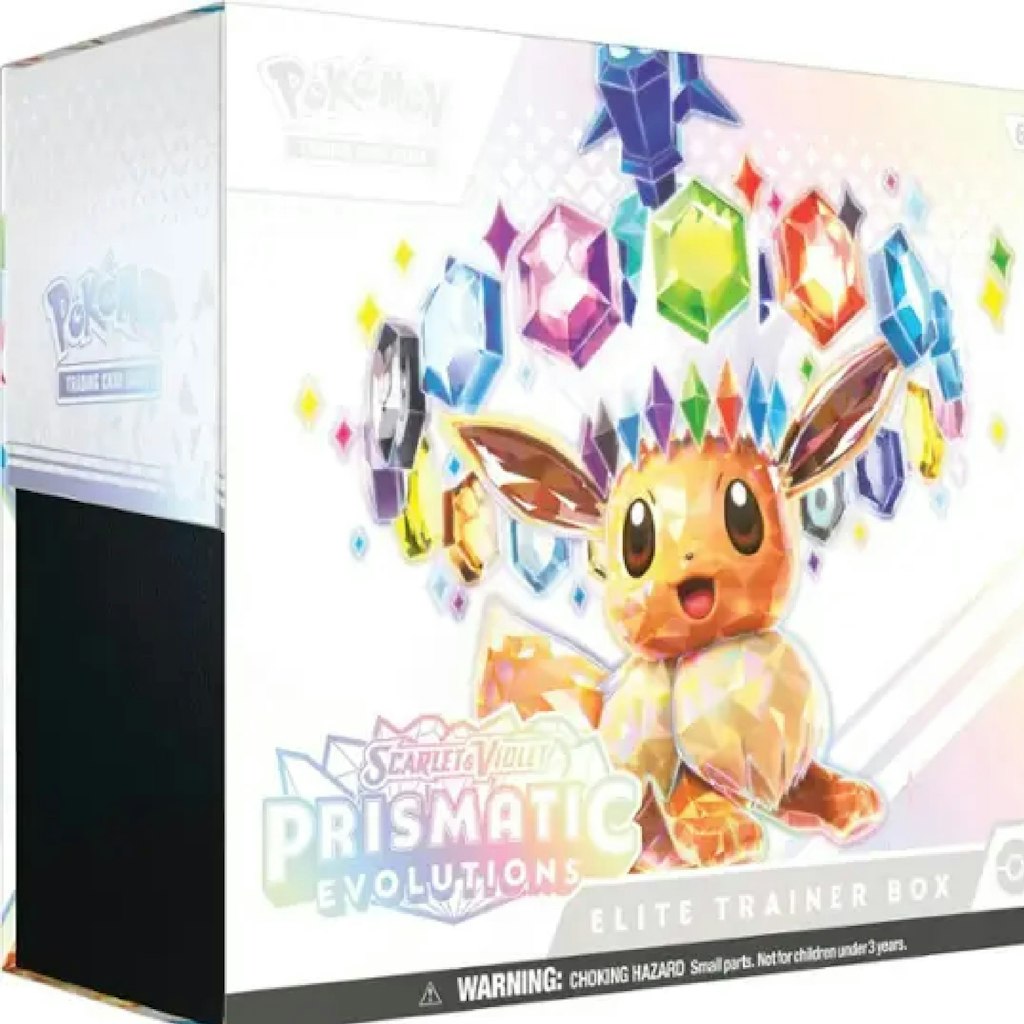Pokemon TCG Scarlet & Violet Prismatic Evolutions Elite Trainer Box: $149.96