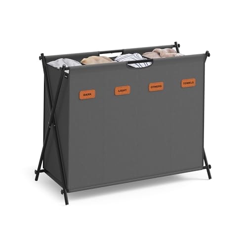 Songmics 155L 4-Section X-Frame Laundry Hamper: $23.78 Songmics 155L 4-Section X-Frame Laundry Hamper: $23.78