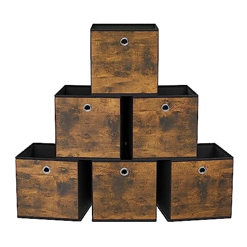 Songmics 11-inch Foldable Storage Cubes 6-Pack: $20.89
