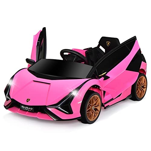 Infans 12V Licensed Lamborghini Sian Kids Ride-On Car: $175.94