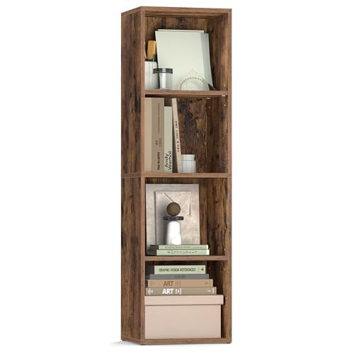Vasagle 4-Tier 11.8 x 9.4 x 41.7-Inch Bookshelf: $33.98 Vasagle 4-Tier 11.8 x 9.4 x 41.7-Inch Bookshelf: $33.98