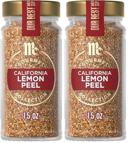 McCormick Gourmet California Lemon Peel 2-Pack: $11.80 McCormick Gourmet California Lemon Peel 2-Pack: $11.80