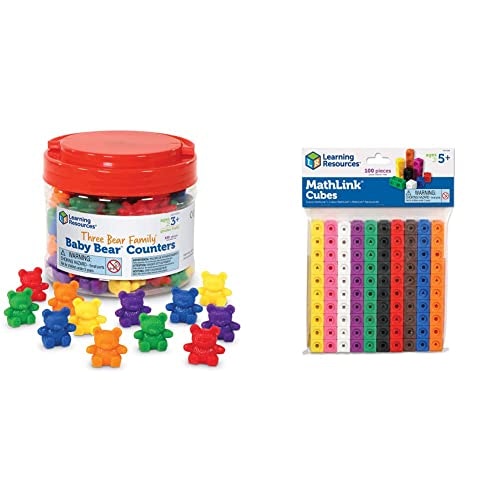 Learning Resources Baby Bear Counters and MathLink Cubes 202-Piece Set: $20.60 Learning Resources Baby Bear Counters and MathLink Cubes 202-Piece Set: $20.60