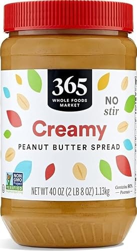 365 by Whole Foods Market Creamy Peanut Butter 40-Ounce: $4.27 365 by Whole Foods Market Creamy Peanut Butter 40-Ounce: $4.27