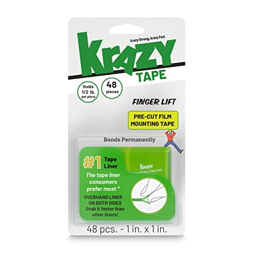 Krazy Finger Lift Double Sided Mounting Tape 48-Piece Pack: $4.79 Krazy Finger Lift Double Sided Mounting Tape 48-Piece Pack: $4.79