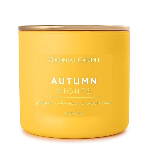 Colonial Candle Autumn Nights 3-Wick 14.5oz Jar Candle: $10.50 Colonial Candle Autumn Nights 3-Wick 14.5oz Jar Candle: $10.50