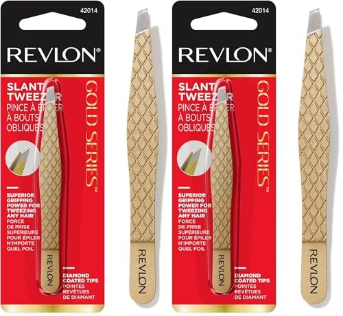Revlon Gold Series Slanted Tip Tweezers 2-Pack: $33.03 Revlon Gold Series Slanted Tip Tweezers 2-Pack: $33.03