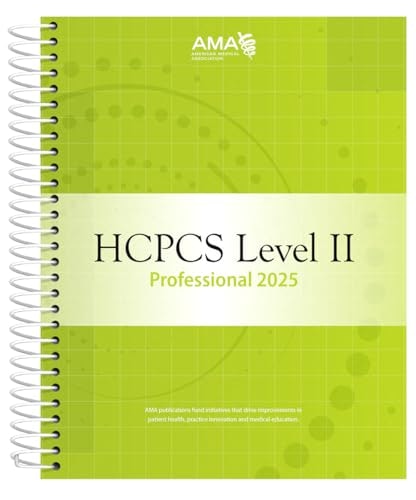 HCPCS 2025 Level II Professional Edition: $13.93 HCPCS 2025 Level II Professional Edition: $13.93