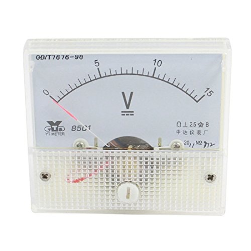 Uxcell 0-15V DC Panel Voltmeter: $4.79 Uxcell 0-15V DC Panel Voltmeter: $4.79