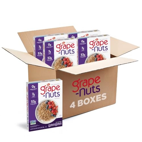 Post Grape-Nuts Breakfast Cereal 20.5-oz. Box 4-Pack: $10.22