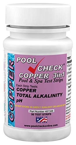 Industrial Test Systems 3-in-1 Pool Copper Test Strips: $9.26