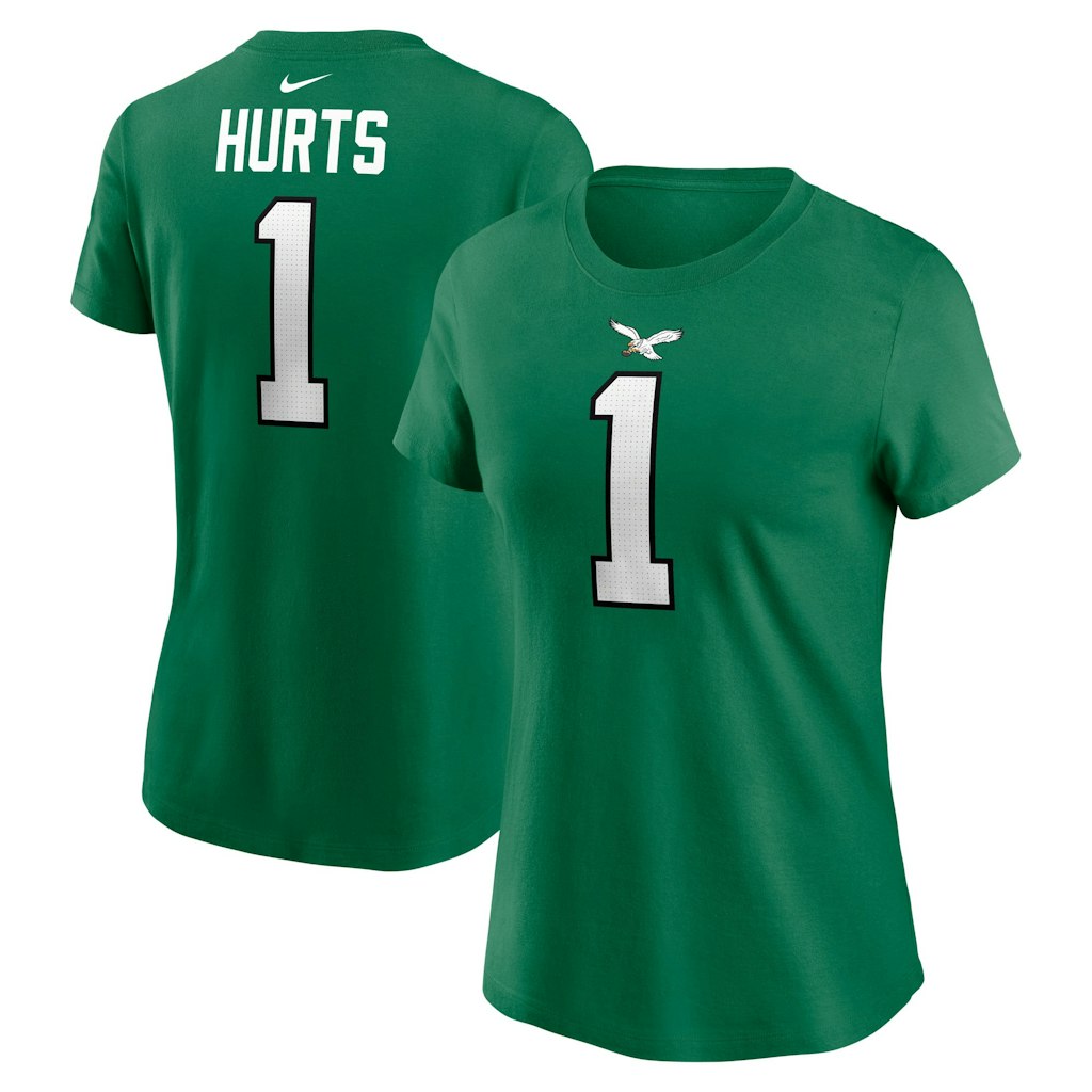 Women's Nike Jalen Hurts Philadelphia Eagles Player T-Shirt: $49.99