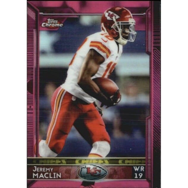 2015 Topps Chrome Mini Pink Refractor Jeremy Maclin #73: $10.80 2015 Topps Chrome Mini Pink Refractor Jeremy Maclin #73: $10.80