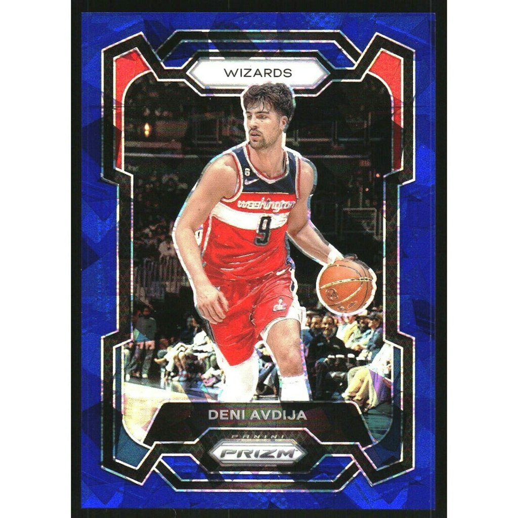 2023-24 Panini Prizm Blue Ice Deni Avdija Card #261: $18 2023-24 Panini Prizm Blue Ice Deni Avdija Card #261: $18