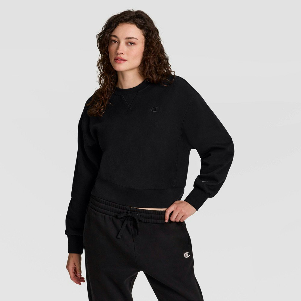 Champion Women's Voluminous Sleeve Fleece Crewneck Sweatshirt: $32 Champion Women's Voluminous Sleeve Fleece Crewneck Sweatshirt: $32