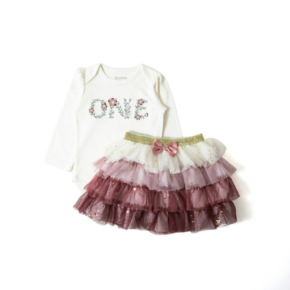 Picolette by Olivia Culpo Baby Girls' 2-Piece First Birthday Tutu Set: $18 Picolette by Olivia Culpo Baby Girls' 2-Piece First Birthday Tutu Set: $18