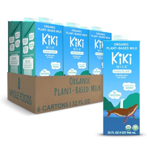Kiki Organic Chocolate Plant-Based Milk 32-oz 6-Pack: $40.75