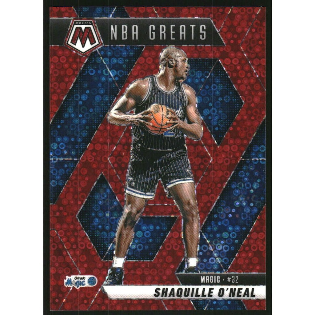 2024-25 Panini Mosaic Fast Break Red Shaquille O'Neal Greats Card #297: $13.50 2024-25 Panini Mosaic Fast Break Red Shaquille O'Neal Greats Card #297: $13.50