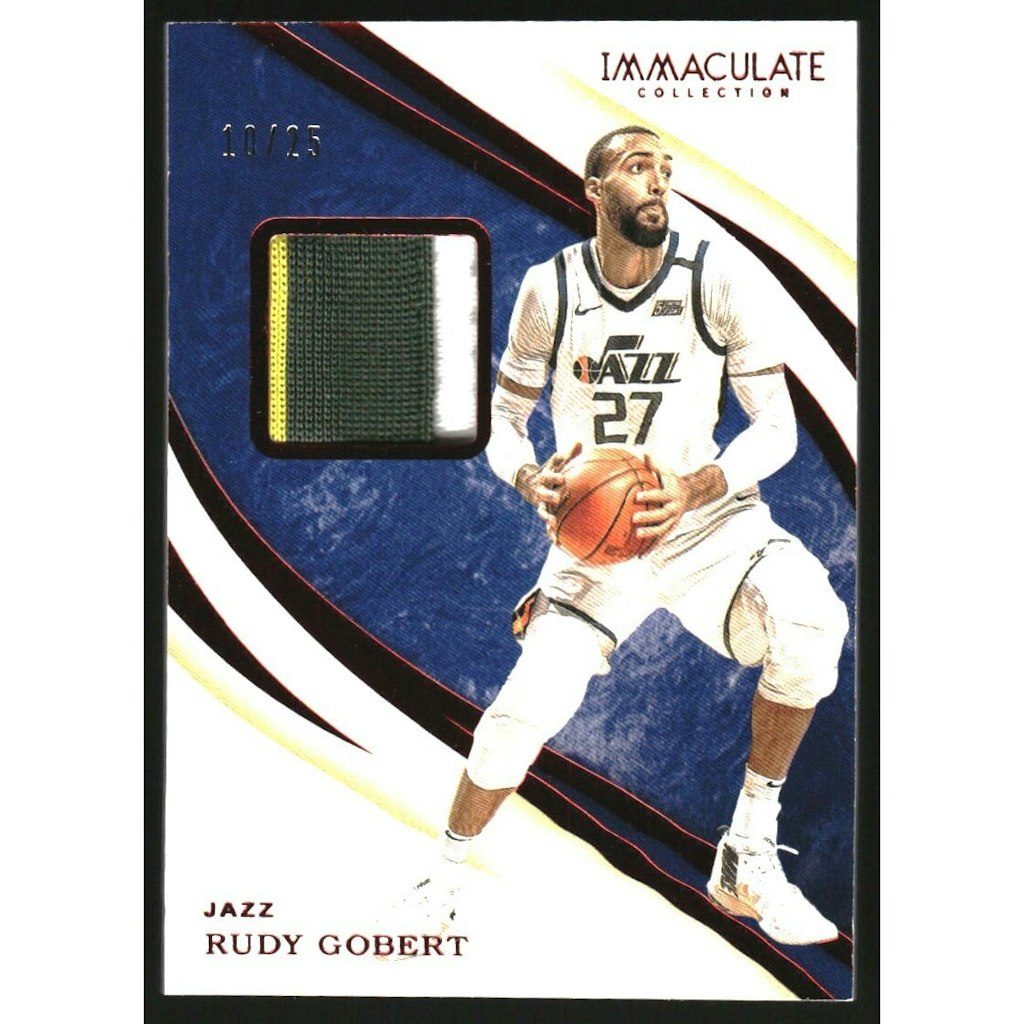 2019-20 Immaculate Collection Rudy Gobert Swatches Red #20 Card: $16.50 2019-20 Immaculate Collection Rudy Gobert Swatches Red #20 Card: $16.50