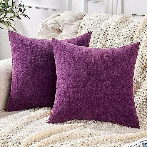 Gawamay 16x16-Inch Chenille Throw Pillow Covers 2-Pack: $12.91 Gawamay 16x16-Inch Chenille Throw Pillow Covers 2-Pack: $12.91