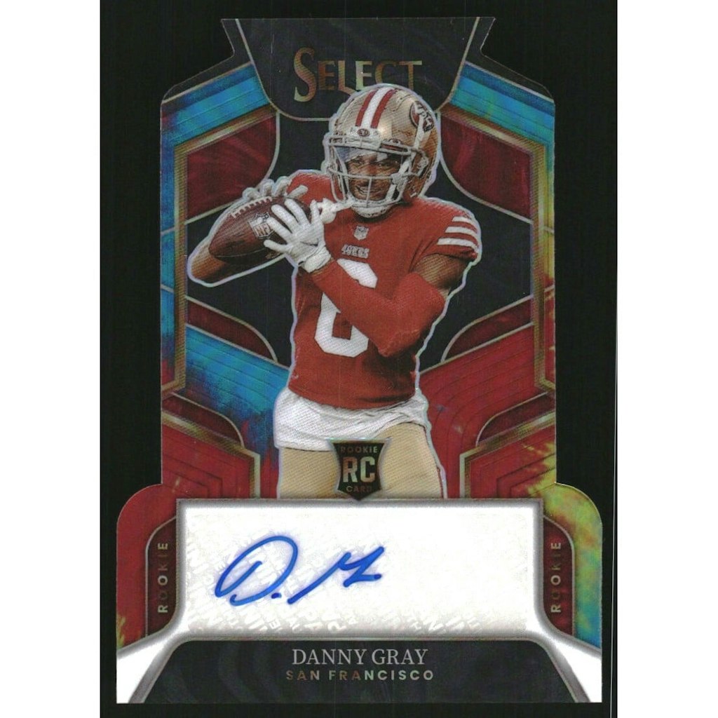 2022 Select Danny Gray Rookie Signatures Prizm Tie Dye Die Cut Card: $27 2022 Select Danny Gray Rookie Signatures Prizm Tie Dye Die Cut Card: $27