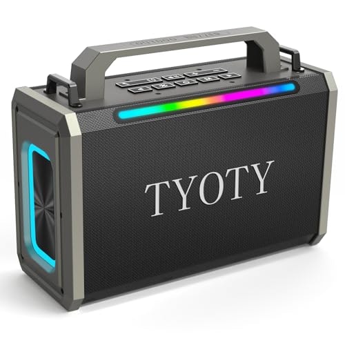 Tyoty 80W Portable Bluetooth Speaker: $39.97 Tyoty 80W Portable Bluetooth Speaker: $39.97
