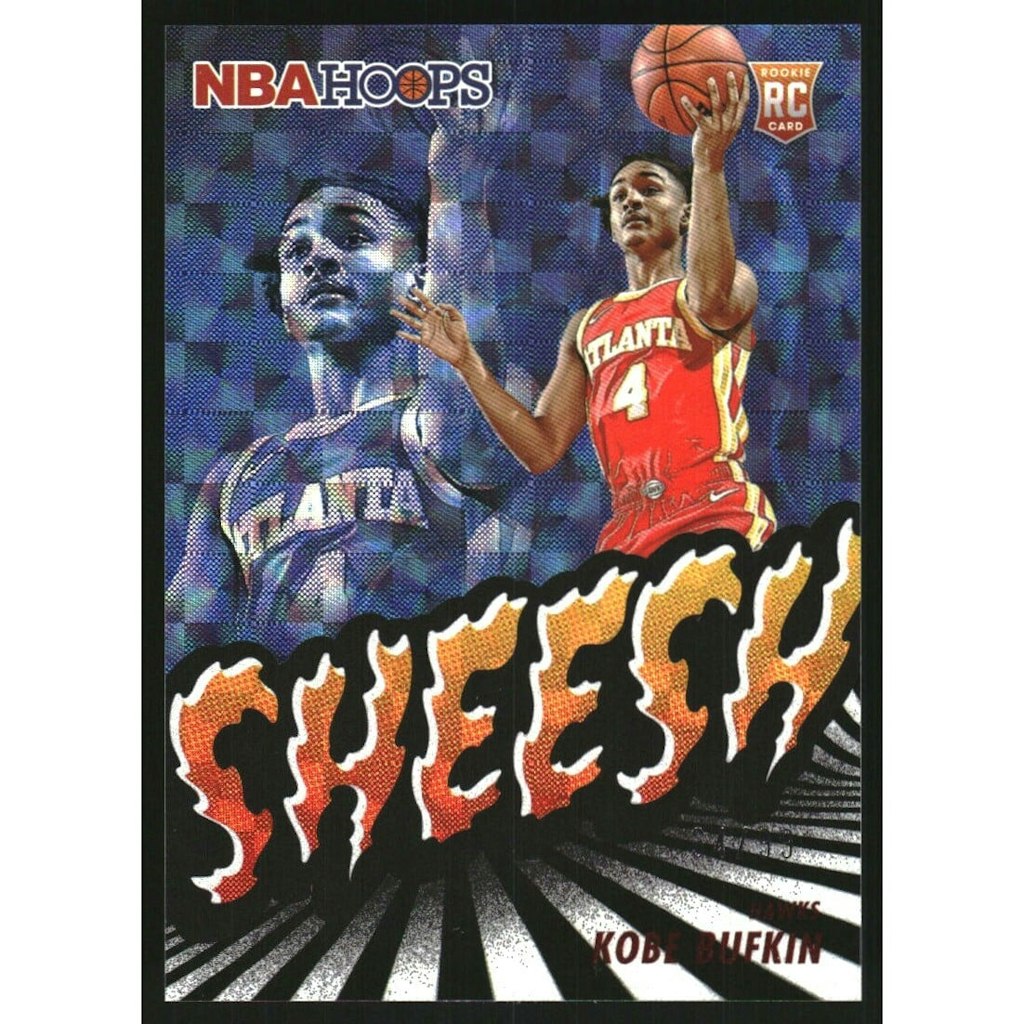 2023-24 Hoops Kobe Bufkin Sheesh Hyper Red Card: $10.80 2023-24 Hoops Kobe Bufkin Sheesh Hyper Red Card: $10.80