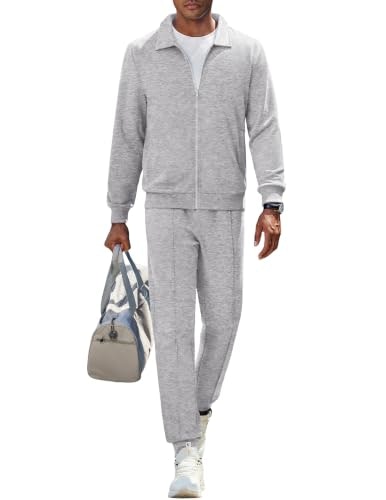 Coofandy Men's 2-Piece Athletic Track Suit: $34.19