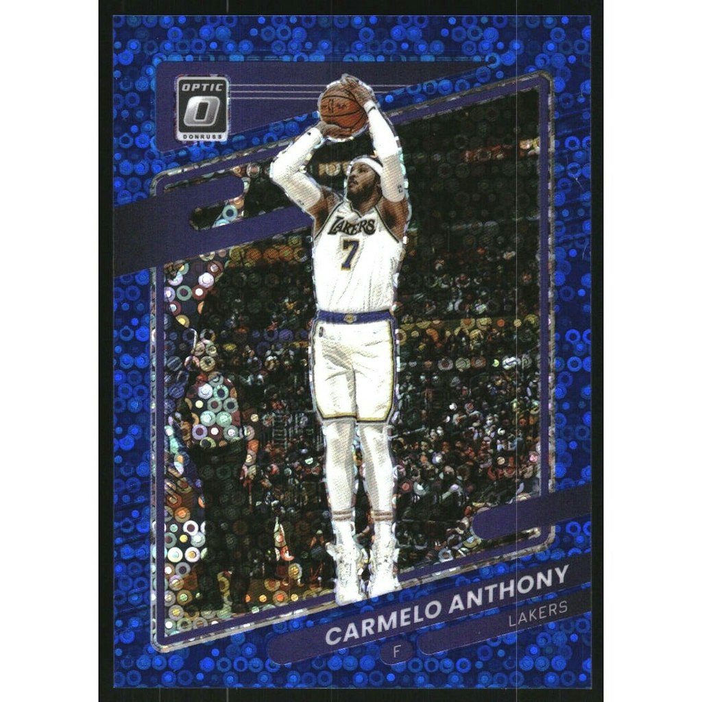 2021-22 Donruss Optic Fast Break Blue Carmelo Anthony #109: $22.50 2021-22 Donruss Optic Fast Break Blue Carmelo Anthony #109: $22.50