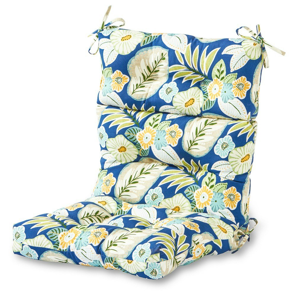 Kensington Garden 24"x22" Floral Outdoor High Back Chair Cushion: $78.99 Kensington Garden 24"x22" Floral Outdoor High Back Chair Cushion: $78.99
