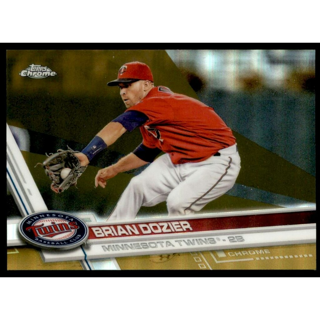 2017 Topps Chrome Gold Refractor Brian Dozier #190: $13.50 2017 Topps Chrome Gold Refractor Brian Dozier #190: $13.50