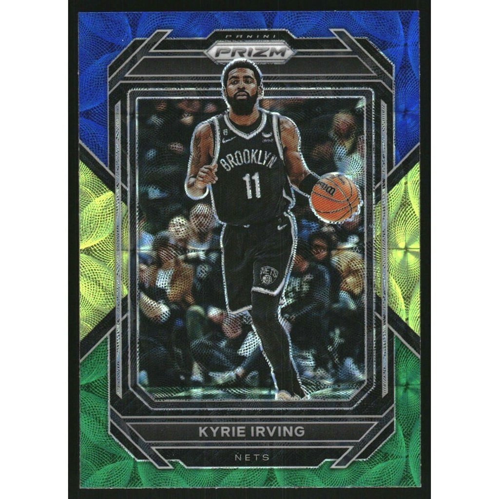 2022-23 Panini Prizm Choice Kyrie Irving #5 Blue Yellow and Green Prizm Card: $10.80 2022-23 Panini Prizm Choice Kyrie Irving #5 Blue Yellow and Green Prizm Card: $10.80