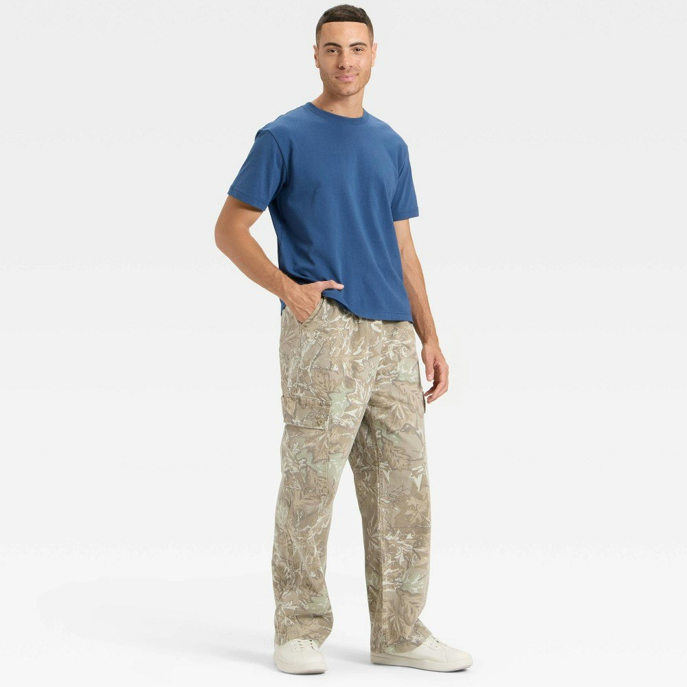 Men's Camo Print Baggy Utility Pants: $35 Men's Camo Print Baggy Utility Pants: $35