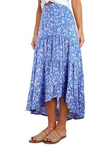 Prettygarden Floral High-Waisted Boho Midi Skirt: $18.98 Prettygarden Floral High-Waisted Boho Midi Skirt: $18.98