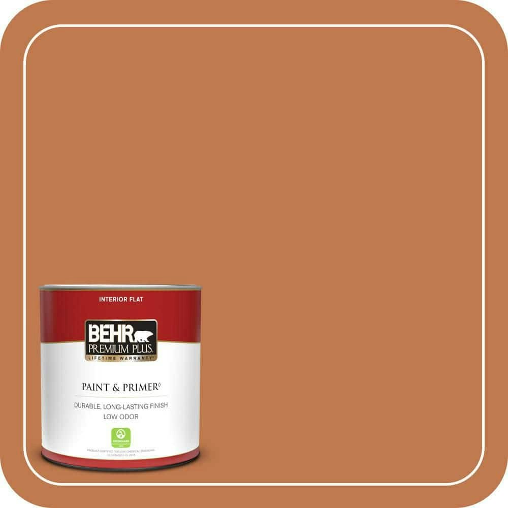 Chivalry Copper Flat Interior Paint and Primer 1-Quart: $17.48