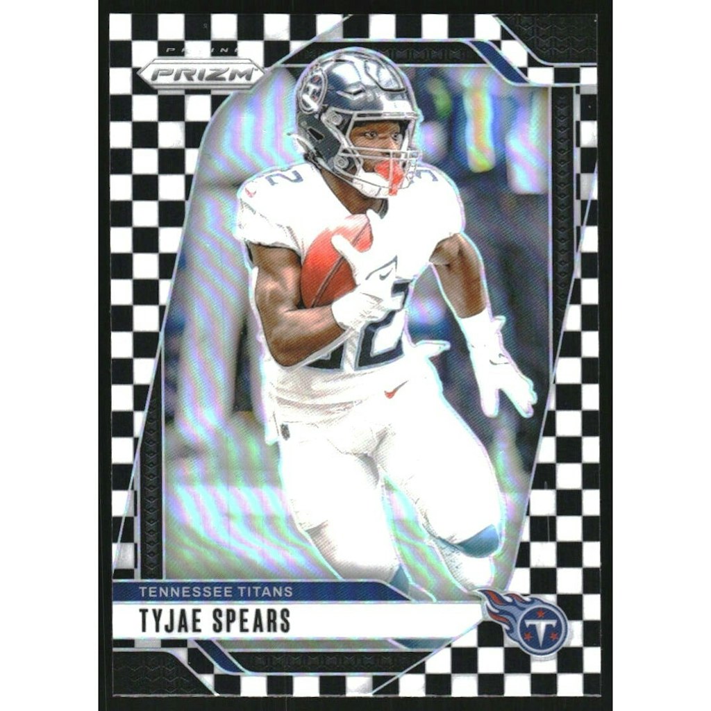 2024 Panini Prizm Tyjae Spears Black and White Checker #278 Card: $10.80 2024 Panini Prizm Tyjae Spears Black and White Checker #278 Card: $10.80