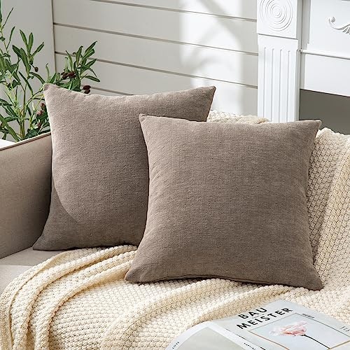 Gawamay 26x26-inch Chenille Throw Pillow Covers 2-Pack: $17.55 Gawamay 26x26-inch Chenille Throw Pillow Covers 2-Pack: $17.55