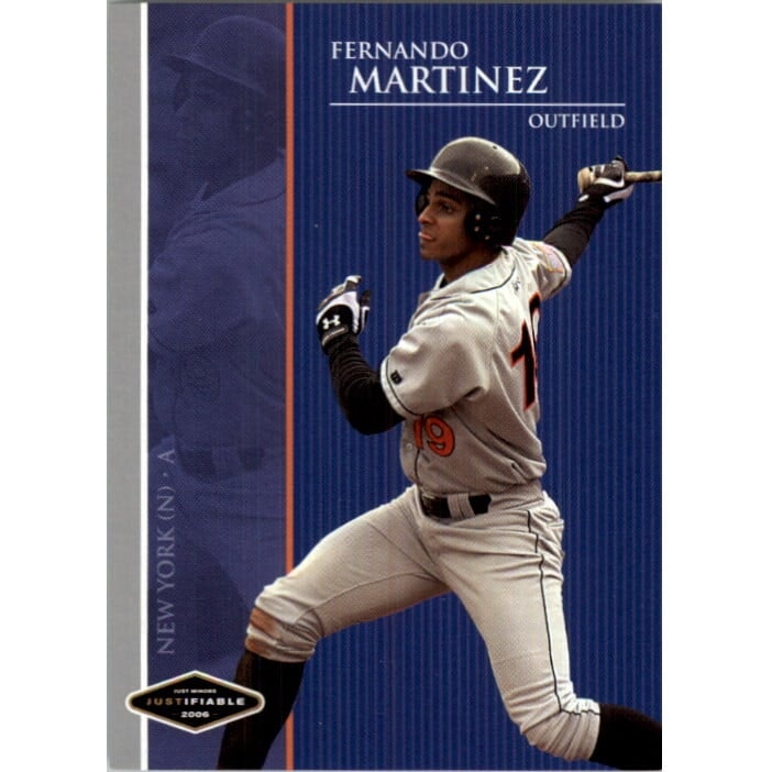 Fernando Martinez 2006 Justifiable Autographs #25 100-Count: $15 Fernando Martinez 2006 Justifiable Autographs #25 100-Count: $15