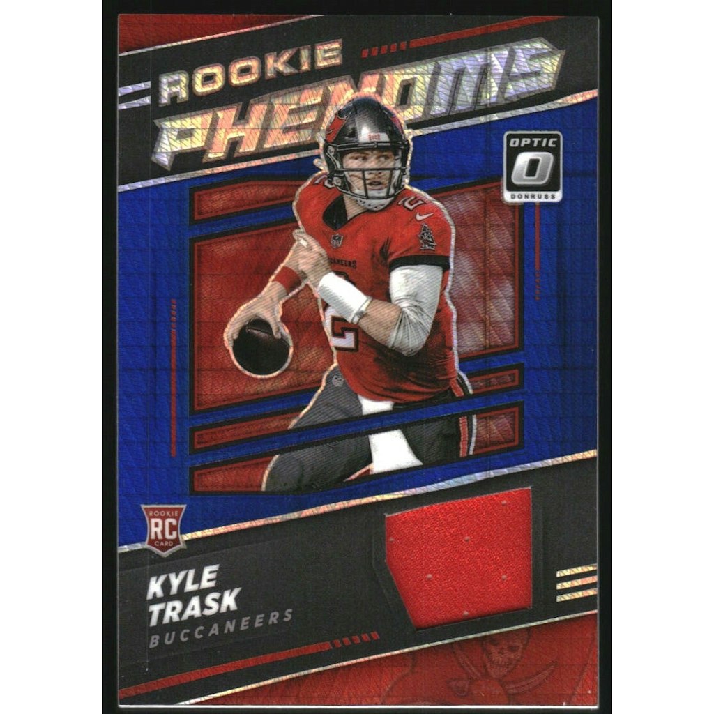 2021 Donruss Optic Rookie Phenoms Kyle Trask Jersey Card: $13.50 2021 Donruss Optic Rookie Phenoms Kyle Trask Jersey Card: $13.50