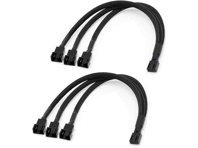 PWM 4-Pin Fan Splitter Adapter Cable 1-to-3: $14.99