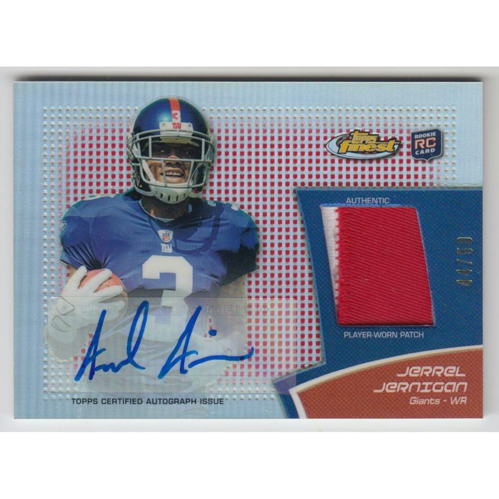 2011 Finest Rookie Patch Autograph Red Refractor Jerrel Jernigan Card: $17.50 2011 Finest Rookie Patch Autograph Red Refractor Jerrel Jernigan Card: $17.50