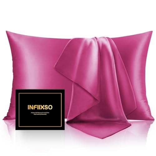 Infiixso Mulberry Silk Pillowcase with Zipper: $9.17 Infiixso Mulberry Silk Pillowcase with Zipper: $9.17