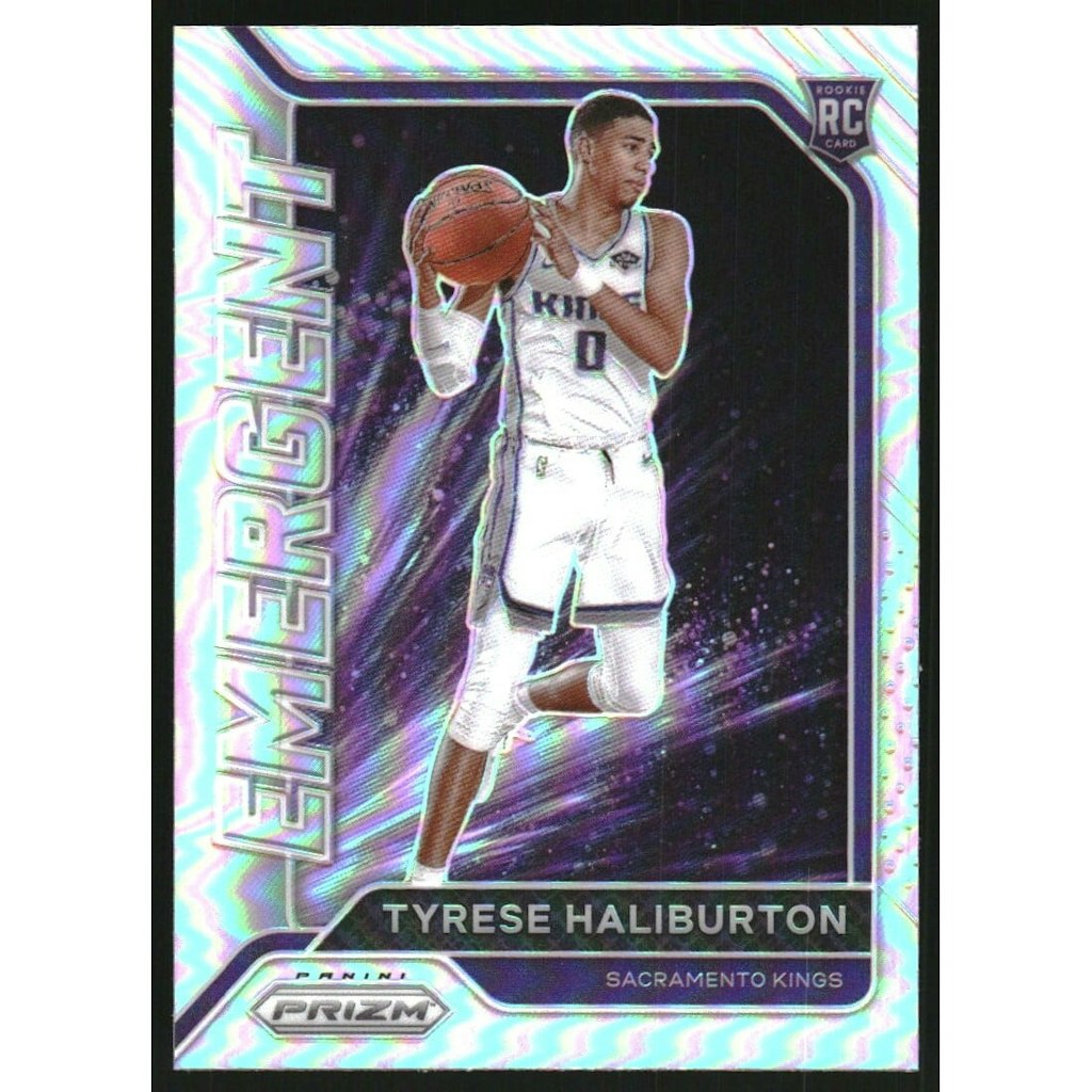 2020-21 Panini Prizm Emergent Silver Prizm Tyrese Haliburton #29 Trading Card: $22.50 2020-21 Panini Prizm Emergent Silver Prizm Tyrese Haliburton #29 Trading Card: $22.50