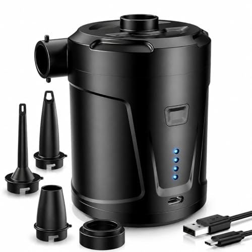 Electric Air Pump for Inflatables with 5,200mAh Battery: $16.79