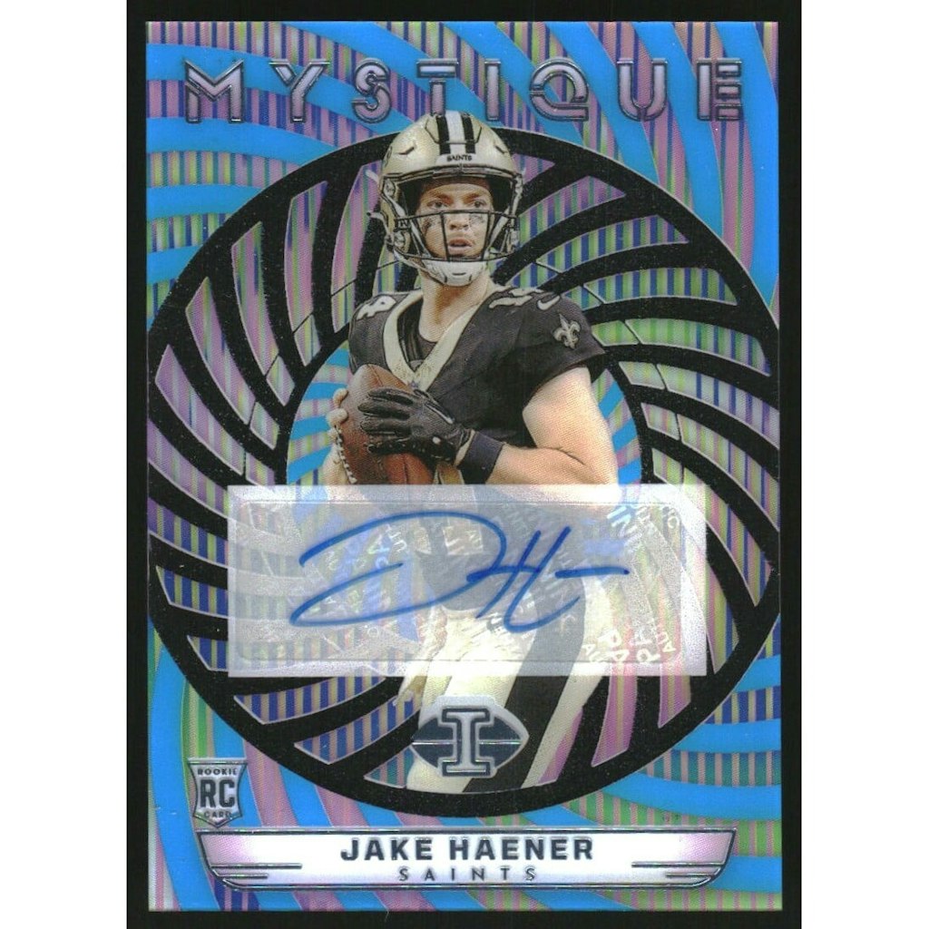 2023 Panini Illusions Mystique Jake Haener Autograph Card: $18