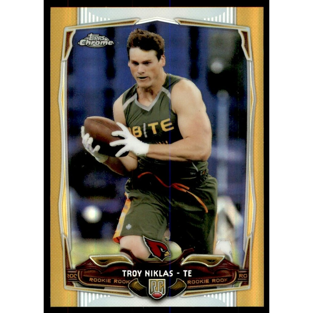 2014 Topps Chrome Gold Refractor Troy Niklas #182 Card: $10.80 2014 Topps Chrome Gold Refractor Troy Niklas #182 Card: $10.80
