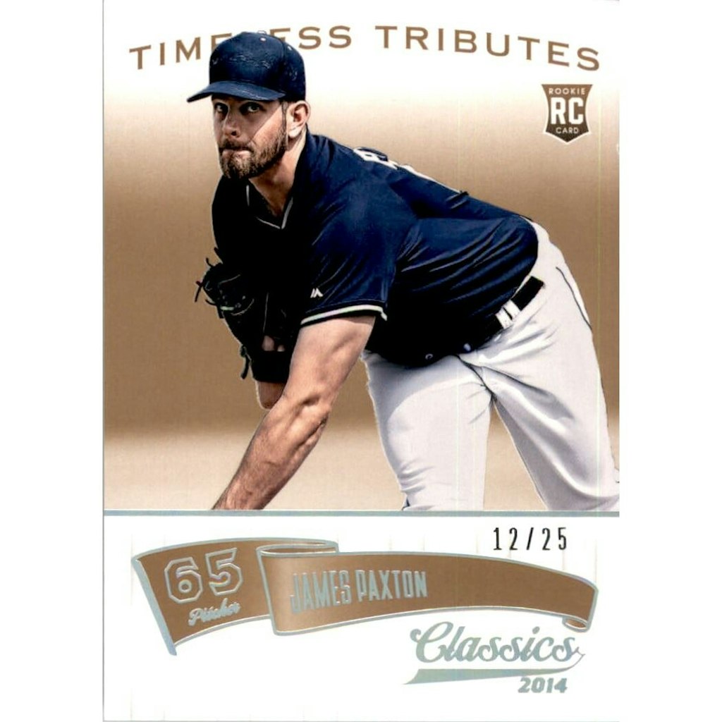 2014 Classics Timeless Tributes Gold James Paxton #173 Card: $10.80 2014 Classics Timeless Tributes Gold James Paxton #173 Card: $10.80
