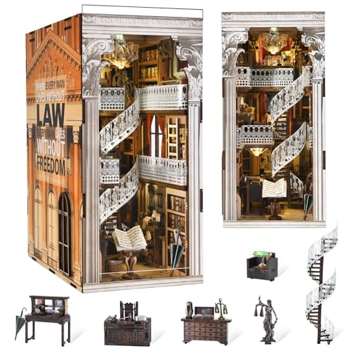 CCCDF 3D Wooden Law Library Book Nook Puzzle Kit: $42.48 CCCDF 3D Wooden Law Library Book Nook Puzzle Kit: $42.48