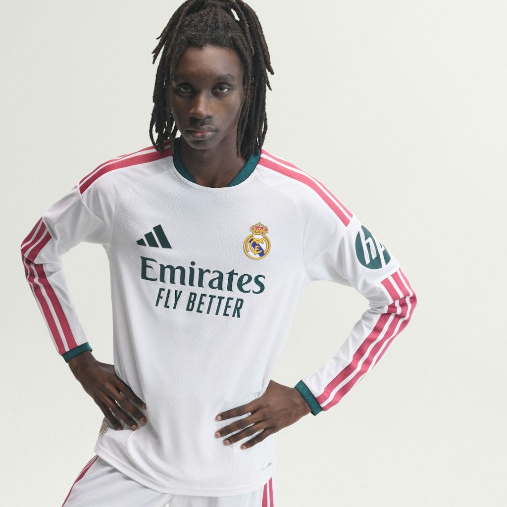 Real Madrid 26/27 Home Authentic Long Sleeve Jersey: $170 Real Madrid 26/27 Home Authentic Long Sleeve Jersey: $170